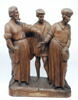 Bas-relief : groupe de trois personnages dans le style du XVIe siècle, image 1/4