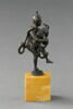 Statuette : Fou dansant et jouant d'une cabrette en forme de chevrette, image 4/6