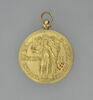 Médaille : Henri II / le Roi debout couronné par deux génies, image 2/3
