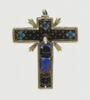 Pendentif en forme de croix : d'un côté le Christ, de l'autre la Vierge, image 2/6