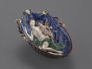 Coupe en forme de nacelle ou gondole ou navette de forme ovale : Vénus et l'Amour, image 4/11
