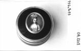 Bonbonnière : couvercle avec miniature à portrait de dame, image 2/2