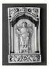 Plaque complétant le panneau central d'un triptyque (OA 2590 le Christ trônant) : symboles des évangélistes et l'Agneau, image 2/5