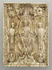 Plaque de reliure : Christ en majesté entouré des symboles des évangélistes., image 1/6