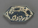 Carreau hexagonal : cerf broutant, image 1/3