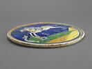 Plaque ou disque circulaire : saint Georges terrassant le dragon, image 3/3