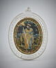 Médaillon ovale à deux faces : saint Paul ; arabesques, image 1/2