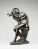 Statuette : femme nue endormie, adossée à un tronc d'arbre, image 1/3