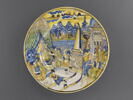 Plat circulaire : Le Jugement de Salomon, image 1/8