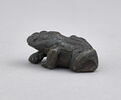 Statuette : petite grenouille au naturel, image 3/4