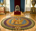Médaillon central du tapis de la salle du trône aux Tuileries, image 1/5