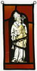 Panneau d'un ensemble de trois : un saint évêque, image 1/2