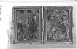 Diptyque émaillé : Annonciation, Noli me tangere ; Crucifixion, saint Jean-Baptiste et saint Pierre, image 4/8
