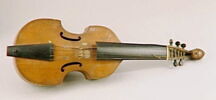 Pardessus de viole à cinq cordes, manche terminé par une tête de femme, image 1/5