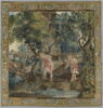 Enfants bêchant et fauchant, d'une tenture des Enfants jardiniers, image 1/12