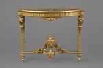 Console d'applique de bois sculpté et doré de Style Louis XVI, image 1/6