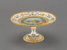 Coupe ronde à pied haut : Scène marine, image 5/9
