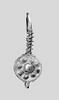 Boucle d'oreille avec croix hérissée de globules, image 5/8