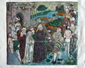 Plaque : Le Grand Portement de Croix, d'un ensemble de douze plaques, image 2/3