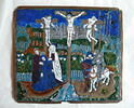 Plaque : La Crucifixion, d'un ensemble de douze plaques, image 2/3