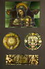 Rondel polychrome au chiffre et aux emblèmes d'Henri II, exécuté pour le château d'Écouen, image 2/2
