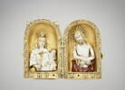 Diptyque : Vierge à l'Enfant couronnée ; Christ de douleur, image 1/3
