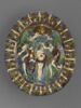 Coupe ovale sur pied : Le Baptême du Christ, image 1/3