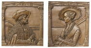 Plaquette rectangulaire : Sophie de Mecklembourg, femme de Jean le Constant, image 3/4