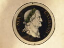 Plaque circulaire : Galba, d'une série de douze plaques (MRR 260 à 271), image 1/3