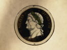 Plaque circulaire : Othon, d'une série de douze plaques (MRR 260 à 271), image 1/3