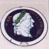 Plaque circulaire : Vitellius, d'une série de douze plaques (MRR 260 à 271), image 3/3