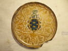 Plateau rond sur un pied : armoiries, image 1/4