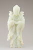 Figurine en jade vert pâle, image 1/4
