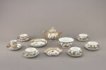 Tasse et soucoupe d'un service à thé et à café de dix pièces (R 1198 à 1207), image 4/5