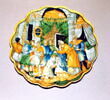 Coupe ronde godronnée : armoiries ; Samuel sacrant David, image 14/15