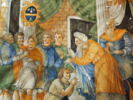 Coupe ronde godronnée : armoiries ; Samuel sacrant David, image 7/15