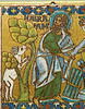 Plaque d'une croix (bras dextre) : saint Marc, le sacrifice d'Isaac par Abraham, image 5/5