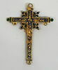 Croix-pendentif en or émaillé avec Christ, image 2/2
