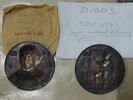 Médaille, empreintes séparées en bronze argenté, image 2/3