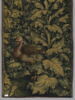Fragment de tapisserie à décor de grande feuilles avec un dindon, image 3/8