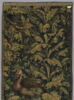 Fragment de tapisserie à décor de grande feuilles avec un dindon, image 4/8