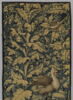 Fragment de tapisserie à décor de grande feuilles avec un dindon, image 6/8