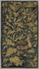 Fragment de tapisserie à décor de grande feuilles avec un dindon, image 1/8
