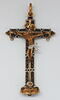 Croix-pendentif pourvue d'un Christ doré, image 1/6