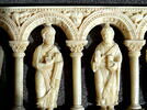 Plaque provenant d'un autel portatif : les saints Pierre, Paul, André, Jacques, Jean et Thomas, image 5/7