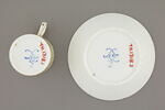 Tasse litron et sa soucoupe, d'une paire (voir TH 1317), image 2/3
