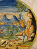 Assiette plate à larges bords : Mars et Vénus, image 3/4