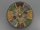 Grand plat rond : tête de satyre, image 1/4