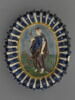 Petit plat ovale : Allégorie de la Prudence, image 1/4