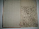 Lettre écrite en langue allemande par le duc de Reichstadt et adressée à son précepteur M. d'Obenaus., image 1/4